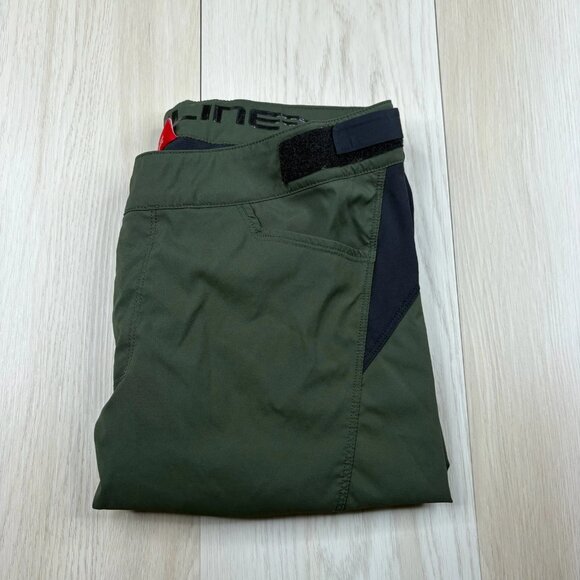 Troy Lee Designs Mens Green Mesh Lined Logo Flowline Cycling Shorts Size 34 - Picture 1 of 14